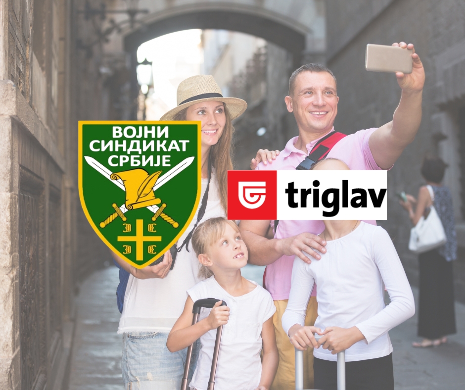 Понуда Триглав путног осигурања за чланове Војног синдиката Србије